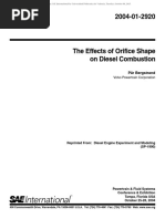 Bergstrand - 2004 - The Effects of Orifice Shape On Diesel Combustion