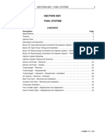 Section 3001 - Fuel System