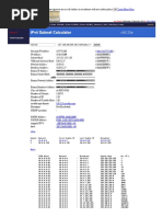 IPv4 Subnet Calculator - 10.0.0.0 - 25