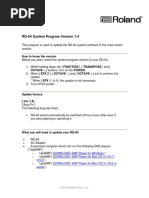 RD-64 System Update Procedure PDF