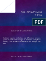 Evolution of Living Things