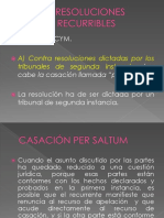 Procedencia de La Casación