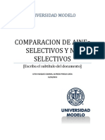 Comparacion de Los Aines Selectivos y No Selectivos (1) Listo