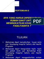 Apa Yang Harus Dipersiapkan Rumah Sakit Untuk Meningkatkan Keamanan Fasilitasnya ?