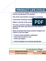 I. Product Life Cycle: A. Introduction Stage