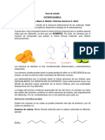 Guia de Estudio para Estereoquímica - Sistemas Químicos II