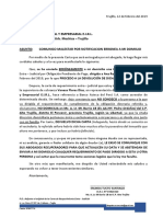 Carta Devuelve Requerimiento de Pago