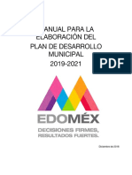 Manual Plan Desarrollo Municipal 2019 2021 PDF