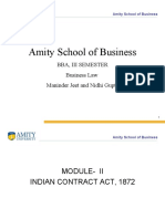 Module II - Indian Contract Act