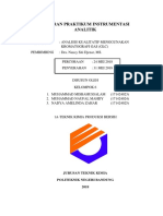 Laporan Praktikum Instrumentasi Analitik GC