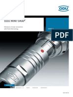 Odu Mini-Snap: Miniature Circular Connectors With Push-Pull Locking