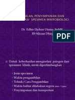 B. Cara Pengambilan, Penyimpanan Dan Pengiriman Spesimen