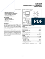 High Voltage, Solid State Relay Optocoupler: Package Dimensions in Inches (MM)