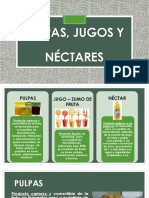 Pulpas, Jugos y Néctares