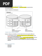 Tablespace, Datafiles and Control Files: Collectively