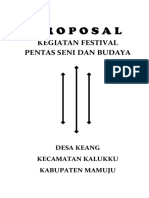 Contoh Proposal Pentas Seni