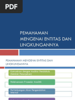 AUDIT - Pemahaman Mengenai Entitas Dan Lingkungannya