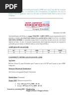 December 12, 2018: A.Details of Vacancies SC ST OBC UR Total