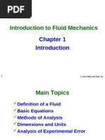 Introduction To Fluid Mechanics: © John Wiley and Sons, Inc