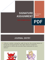 Signature Assignment