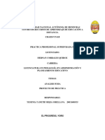 Informe de Practica Profesional Pedagogica