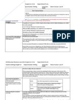 Grade Level Being Taught: 1st Subject/Content: Writing Group Size: Whole Date of Lesson: 2/6/19