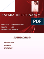 Anemia in Pregnancy (Akshay J)