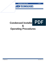 Condensed Installation & Operating Procedures: Technical Bulletin