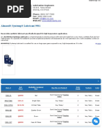 Almasol®Syntemp®Lubricant 9901