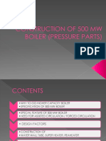 Pressure Parts 500MW Boiler