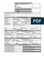 Borang Maklumat Pegawai Perkhidmatan Pendidikan
