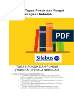 TUPOKSI Tugas Pokok Dan Fungsi Semua Perangkat Sekolah