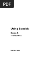 Using Bondek:: Design & Construction