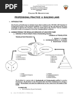 Professional Practice & Building Laws: University of Santo Tomas