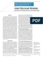 Software Defined Healthcare Networks