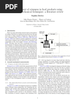 Measurement of Crispness in Food Products Using Acoustic-Mechanical Techniques: A Literature Review