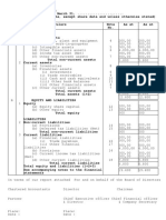 Smartform - Balance Sheet