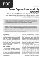 Severe Dapsone Hypersensitivity Syndrome: Case Report