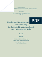 Katalog Der Bithynischen Münzen-Köln Üniversitesi PDF