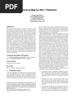 Interference Map For 802.11 Networks