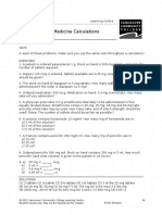 Dosage of Oral Medicine Calculations