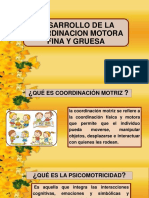 Desarrollo de La Coordinacion Motora Fina y Gruesa