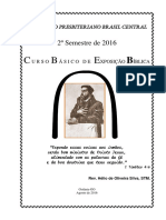 APOSTILA DE HOMILÉTICA Curso de Exposição Bíblica - SPBC-2018 PDF