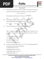 Fiziks: Institute For NET/JRF, GATE, IIT JAM, M.Sc. Entrance, JEST, TIFR and GRE in Physics D.U. M.Sc. 2017