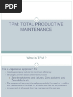 TPM: Total Productive Maintenance