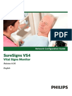 SureSigns VS4 Monitor Network Configuration Guide Release A.06