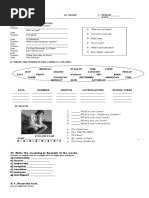 Examen de Ingles Bloque 1