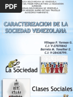 Caracterizacion de La Sociedad Venezolana