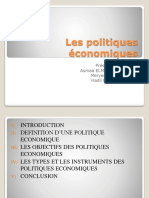 Les Politiques Économiques Présentation