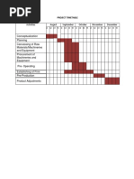 Project Timetable